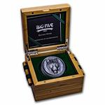 Silver Five Ounces 2021 Tiger: Photo Coin, Ivory Coast, Silver Five Ounces 2021 Tiger / thumbnail