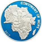 One Thousand Francs 2010 Continent of Hope: Photo Coin, Ivory Coast, One Thousand Francs 2010 Continent of Hope / thumbnail
