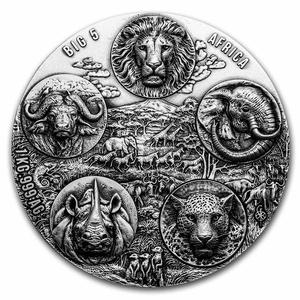 Ivory Coast / Silver Kilo 2023 Big Five Africa - Completer - reverse photo