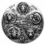 Silver Kilo 2023 Big Five Africa - Completer: Photo Coin, Ivory Coast, Silver Kilo 2023 Big Five Africa - Completer / thumbnail