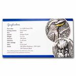 Silver Five Ounces 2022 Kookaburra: Photo Coin, Ivory Coast, Silver Five Ounces 2022 Kookaburra / thumbnail