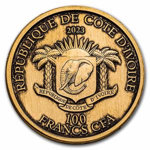 Ivory Coast / Gold Ounce 2023 Big Five Africa - Completer - obverse photo