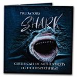 Silver Three Ounces 2022 Great White Shark: Photo Coin, Ivory Coast, Silver Three Ounces 2022 Great White Shark / thumbnail