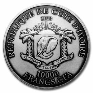 Ivory Coast / Silver Kilo 2023 Big Five Africa - Completer - obverse photo