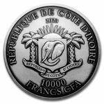 Silver Kilo 2023 Big Five Africa - Completer: Photo Coin, Ivory Coast, Silver Kilo 2023 Big Five Africa - Completer / thumbnail