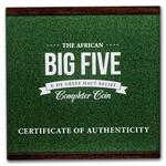 Gold Ounce 2023 Big Five Africa - Completer: Photo Coin, Ivory Coast, Gold Ounce 2023 Big Five Africa - Completer / thumbnail