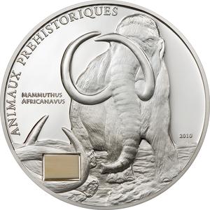 Ivory Coast / One Thousand Francs 2010 Mammuthus Africanavus - reverse photo