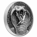 Silver Five Ounces 2022 Big Five Asia - King Cobra: Photo Coin, Ivory Coast, Silver Five Ounces 2022 Big Five Asia - King Cobra / thumbnail