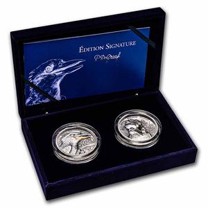 Ivory Coast / Silver Five Ounces 2022 Kookaburra - reverse photo