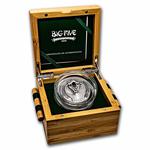 Silver Five Ounces 2022 Big Five Asia - King Cobra: Photo Coin, Ivory Coast, Silver Five Ounces 2022 Big Five Asia - King Cobra / thumbnail