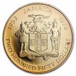 Two Hundred and Fifty Dollars Gold 1978 Coronation: Photo Coin, Jamaica, Two Hundred and Fifty Dollars Gold 1978 Coronation / thumbnail