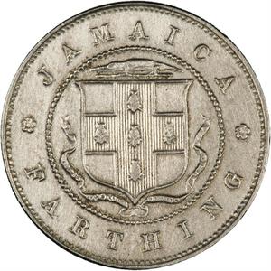 Jamaica / One Farthing 1934 - reverse photo