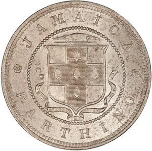 Jamaica / One Farthing 1897 - reverse photo