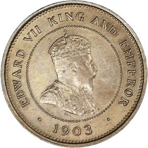 Jamaica / One Farthing 1903 - obverse photo