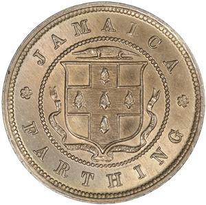 Jamaica / One Farthing 1903 - reverse photo
