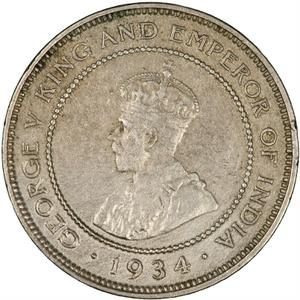 Jamaica / One Farthing 1934 - obverse photo