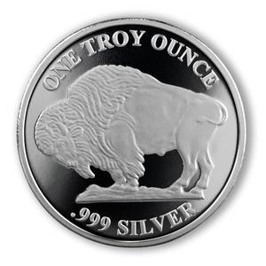 Japan / Silver Ounce Round - American Buffalo - reverse photo