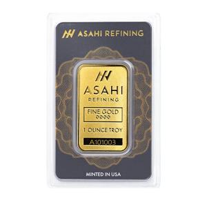 Japan / Gold Ounce Bar - Asahi - reverse photo