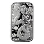 Silver Ounce Bar 2025 Year of the Snake: Photo Coin, Japan, Silver Ounce Bar 2025 Year of the Snake / thumbnail