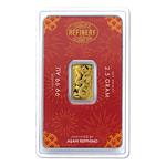 Japan / Gold Two and a Half Grams Bar 2025 Year of the Snake - reverse photo