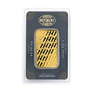 Japan / Gold Ounce Bar - Asahi - obverse photo