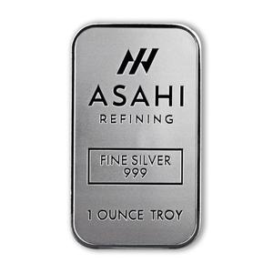 Japan / Silver Ounce Bar - Asahi - reverse photo