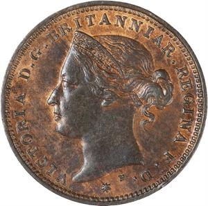 Jersey / One Forty-eighth of a Shilling 1877 - obverse photo