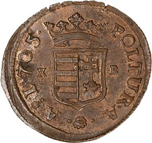 Hungary, First Kingdom of / One Poltura 1705 - reverse photo