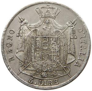 Italy (Napoleonic Kingdom) / Five Lire 1811 - obverse photo