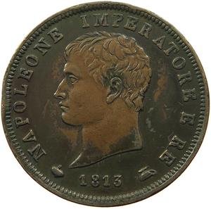 Italy (Napoleonic Kingdom) / One Soldo 1813 - reverse photo