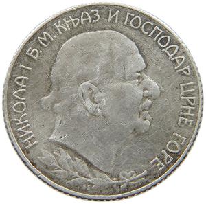 Montenegro, Kingdom of / One Perper 1909 - obverse photo