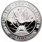 Platinum Fifth-Ounce 2000 Millennium: Photo Coin, Kiribati, Platinum Fifth-Ounce 2000 Millennium / thumbnail
