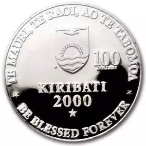 Kiribati / Platinum Fifth-Ounce 2000 Millennium - obverse photo