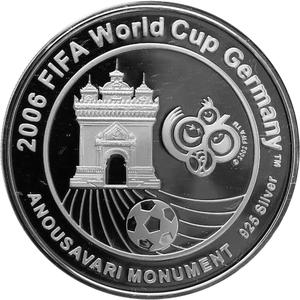 Laos / Silver Ounce 2006 FIFA World Cup - reverse photo