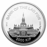 Laos / Silver Two Ounces 2022 Year of the Tiger - obverse photo