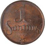One Santims 1922: Photo Coin, Latvia, First Republic, One Santims 1922 / thumbnail