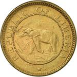 Half Cent 1937: Photo Coin, Liberia, Half Cent 1937 / thumbnail