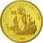 Gold Twenty-five Dollars 2005 Benovsky: Photo Coin, Liberia, Gold 25 Dollars 2005 Benovsky / thumbnail