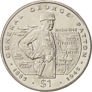 Liberia / One Dollar 1995 General Patton - obverse photo