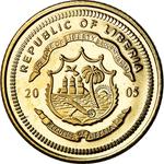 Gold Ten Dollars 2005 Krugerrand: Photo Coin, Liberia, Gold 10 Dollars 2005 / thumbnail