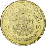 Five Dollars 2002 Vatican Coinage: Photo Coin, Liberia, Five Dollars 2002 Vatican Coinage / thumbnail