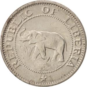 Liberia / Five Cents 1960 - obverse photo
