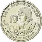 Five Dollars 1997 Lady Diana: Photo Coin, Liberia, Five Dollars 1997 Lady Diana / thumbnail