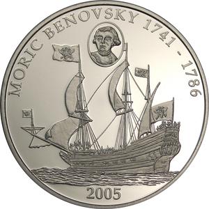 Liberia / Five Dollars 2005 Moric Benovsky - reverse photo