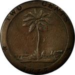 Two Cents 1847: Photo Coin, Liberia, Two Cents 1847 / thumbnail