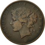 Two Cents 1896: Photo Coin, Liberia, Two Cents 1896 / thumbnail