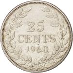 Twenty-five Cents 1960: Photo Coin, Liberia, Twenty-five Cents 1960 / thumbnail