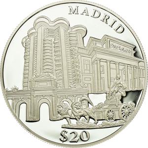Liberia / Silver Twenty Dollars 2000 Madrid - obverse photo