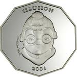 Ten Dollar Silver 2001 Male-Female: Photo Coin, Liberia, Ten Dollar Silver 2001 Male-Female / thumbnail