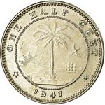 Half Cent 1941: Photo Coin, Liberia, Half Cent 1941 / thumbnail